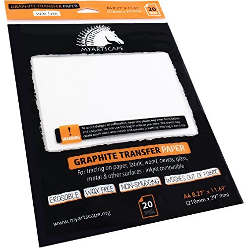 Myartscape Graphite Paper - Wax Free - Mixed (20 Sheets)