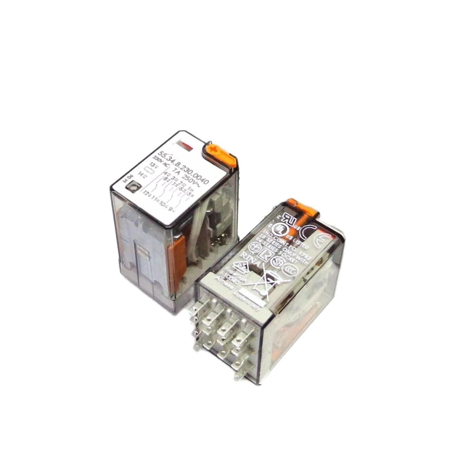 Relais 55.34.8.230.0040 Finder 230VAC 7A commutateur électromagnétique
