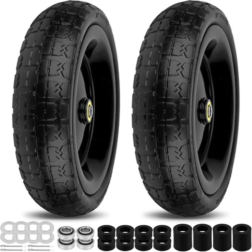phepetroll 13 Inch Flat Free Wheels