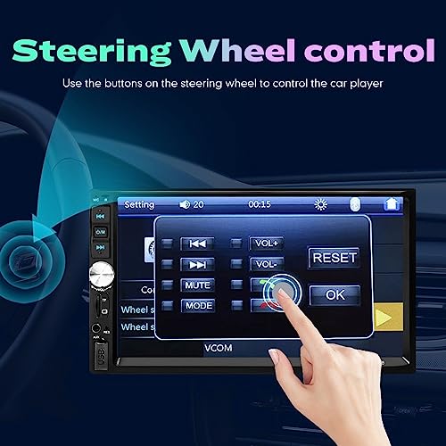 Radio Auto 7 Pulgadas MP5 Pantalla Táctil Bluetooth USB miniatura 6