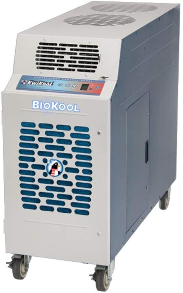 1 1 Ton Biokool HEPA Filtered Portable Air Conditioner Stainless Steel 13 800 BTU 115V