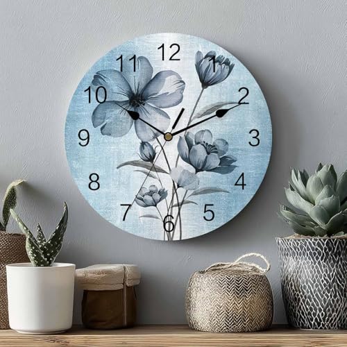 Horloge murale à piles sans tic-tac résolvant les bruits de bureau et d'école - 3