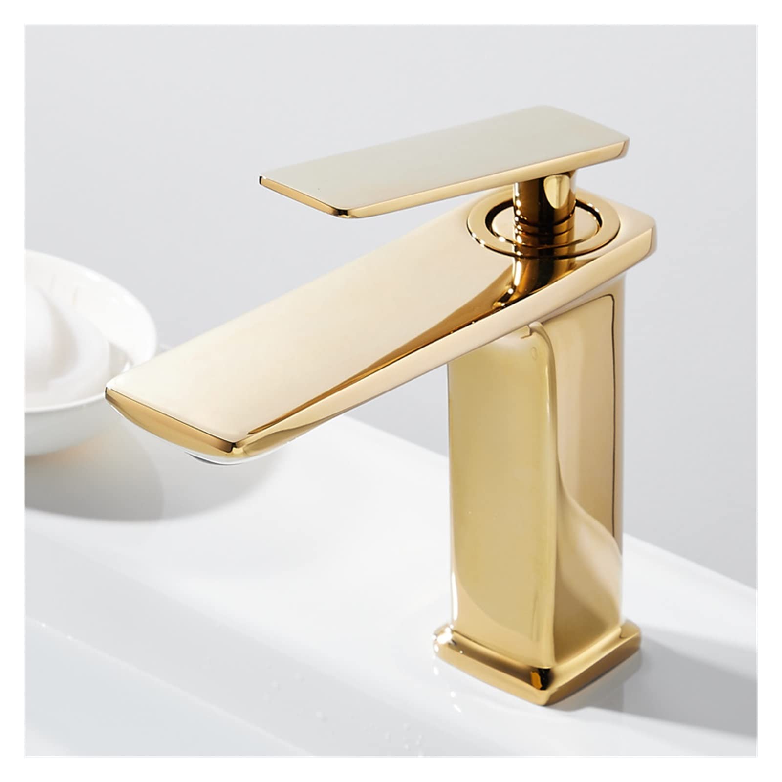 Mitigeur de salle de bain haute performance en laiton pour vasque moderne