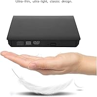 Vista 7 de Vbestlife - Unidad externa de CD y DVD, USB 3.0 Slim portátil DVD RW, lector de grabador de CD RWDVD RW, grabadora de reproductor de DVD