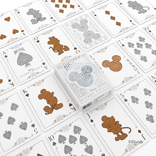 Image of Bicycle Disney Mickey Mouse Special Edition Playing Cards - Mickey Mouse Collectible Deck of Cards for Traditional Card Games and Disney Party Gifts