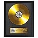 Casa Vivente Goldene Schallplatte zum 50. Hochzeitstag, Foto-Druck, Personalisiert mit Namen, Datum und Foto, Inklusive dunklem Bilderrahmen