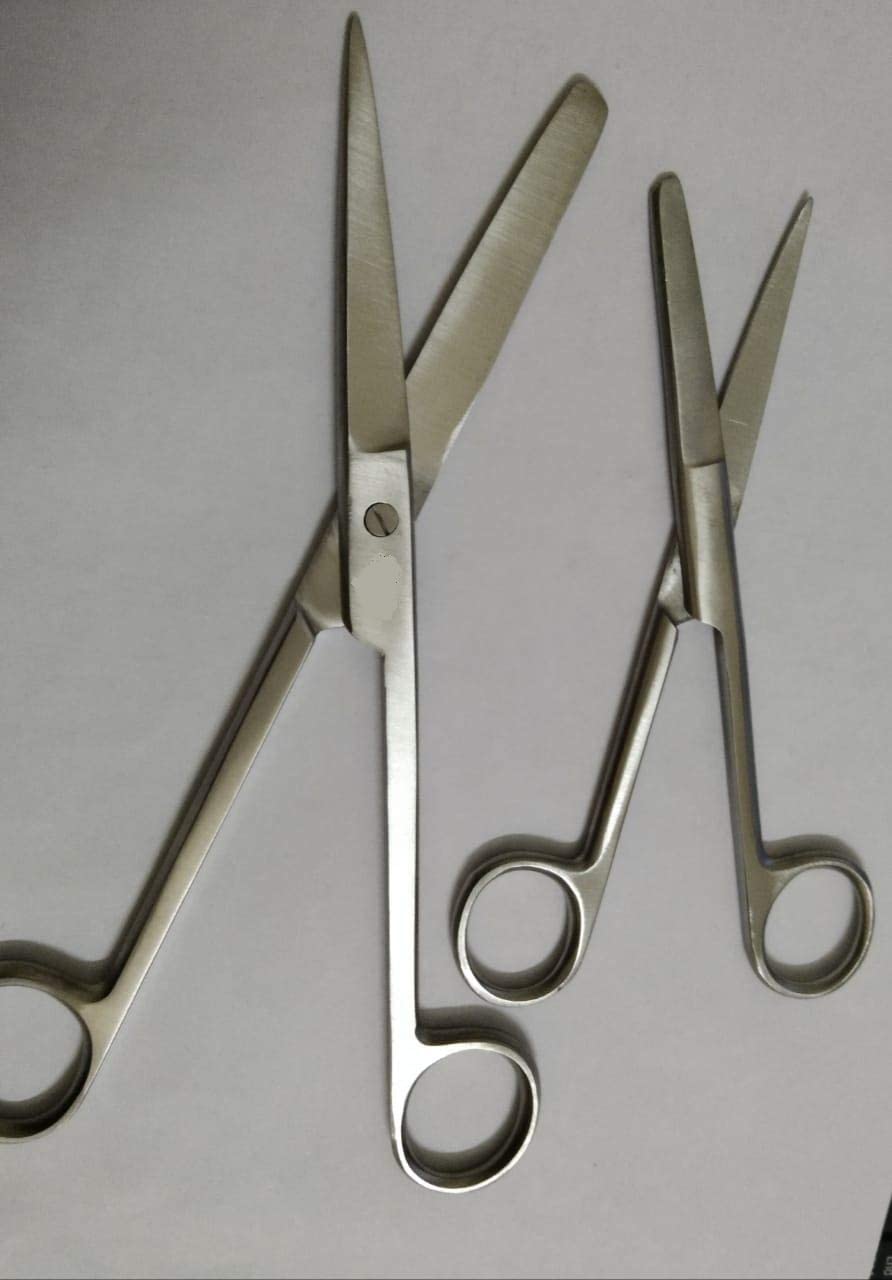 Arineo Surgical Dressing Scissor Special Sharp Blunt Straight 6 inch and 8 inch set of 2 pieces Stainless Steel (B09NDV6FWF) Amazon Price History, Amazon Price Tracker