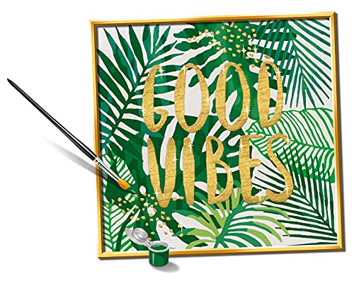 Ravensburger Malen nach Zahlen 28795 Good Vibes - Malen nach Zahlen für Erwachsene. Perfektes Malergebnis durch hochwertiges Künstlerzubehör, ohne Rahmen – Bild 4
