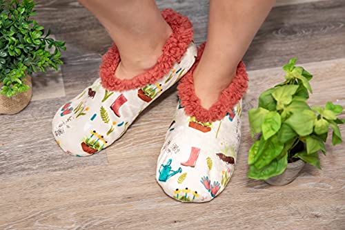 Image of Lazy One Fuzzy Feet Slippers for Women, Cute Fleece-Lined House Slippers, Cute Slipper Socks