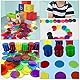Tofficu 100 Stück Bingo-Chips 25 Mm Transparente Bingo-Zählchips Für Bingo-Spielparty Klassenzimmer Spieleabend Bingo-Halle