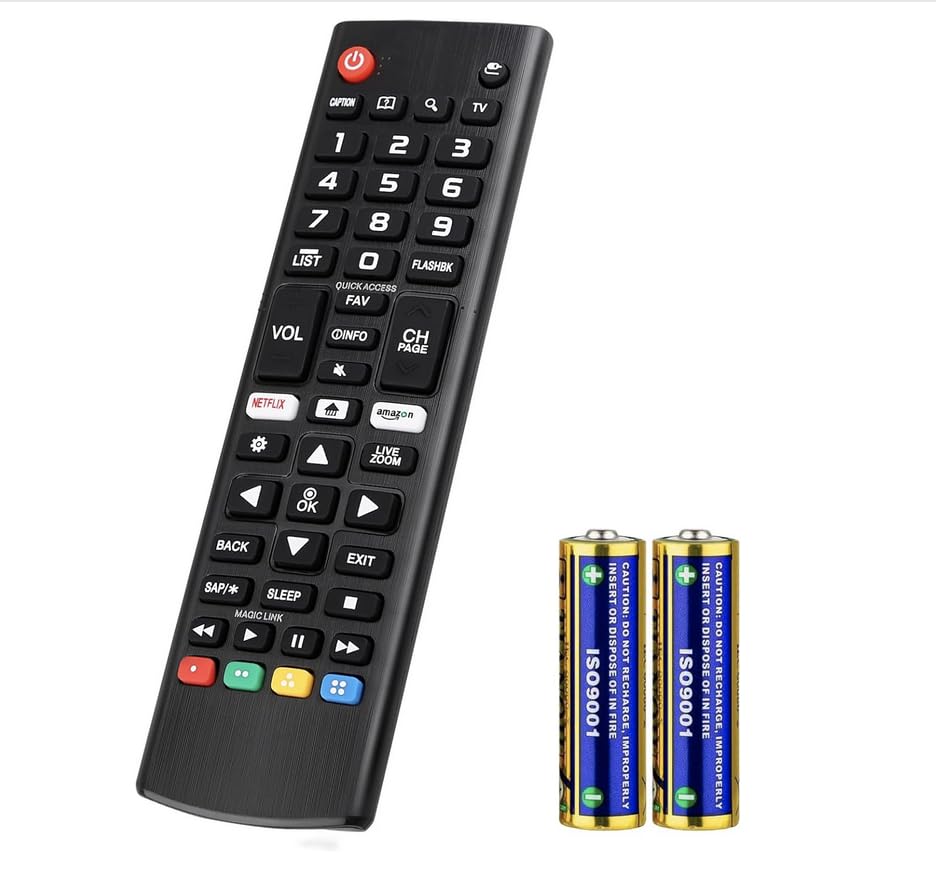 OLKAOL Universal Remote Control for LG Smart TV, All Models LCD LED 3D HDTV Smart TVs AKB75095307