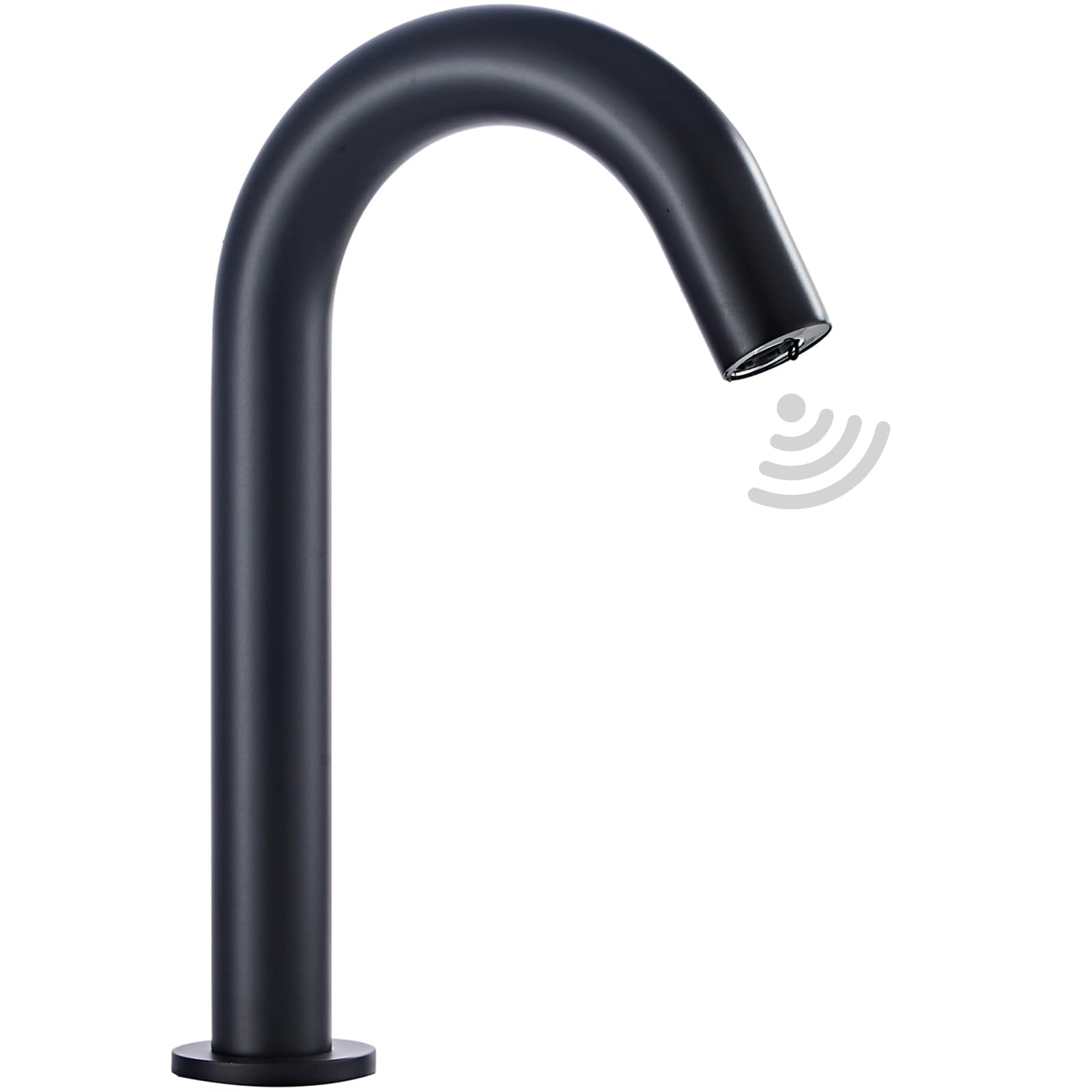 Nfusrxmbk Black Automatic Single Bathroom Faucet Touchless Sensor Kitchen Faucet Touch- Electric Motion Infrared Touch Faucet Bar Public Sink Aerator Spout Commercial Ac/Dc