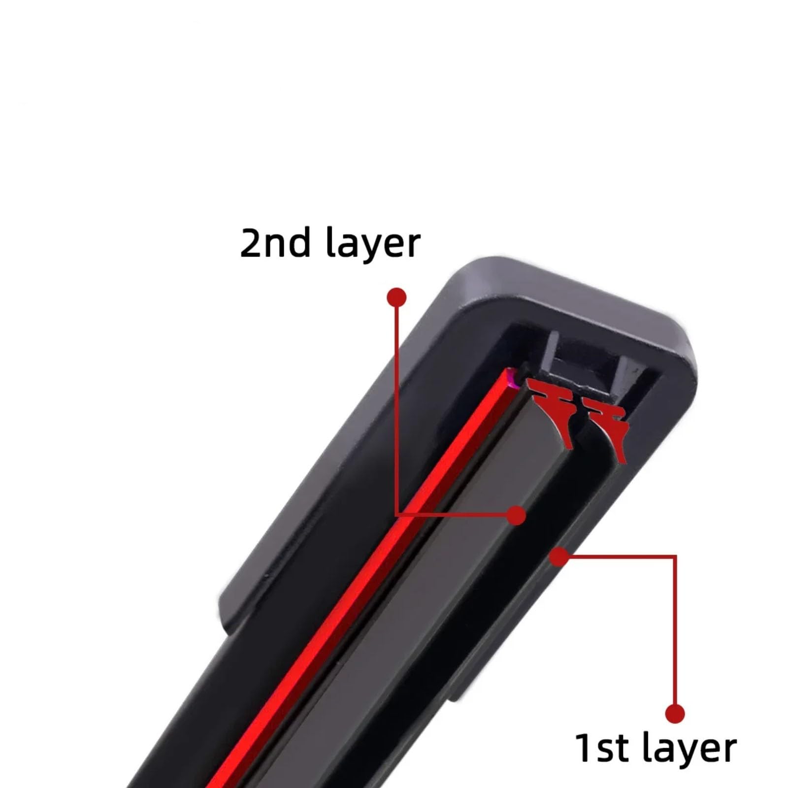 Escobilla coche Escobillas Limpiaparabrisas Coche Para Nissan Para Kicks 2017 2018 2019 2020 2021 2022 Trasero Delantero Doble Accesorios | 6pcs