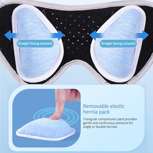 Faja para Hernia para Hombre ajustable, con diseño triangle pressure pack miniatura 4