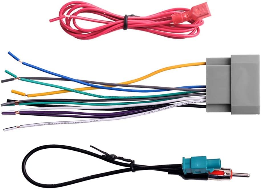 Miniatura 9 de BASIKER Car Radio Aftermarket Wiring Harness Fit for Some Dodge Jeep Chrysler Vehicles Replacement Stereo Antenna Adapter