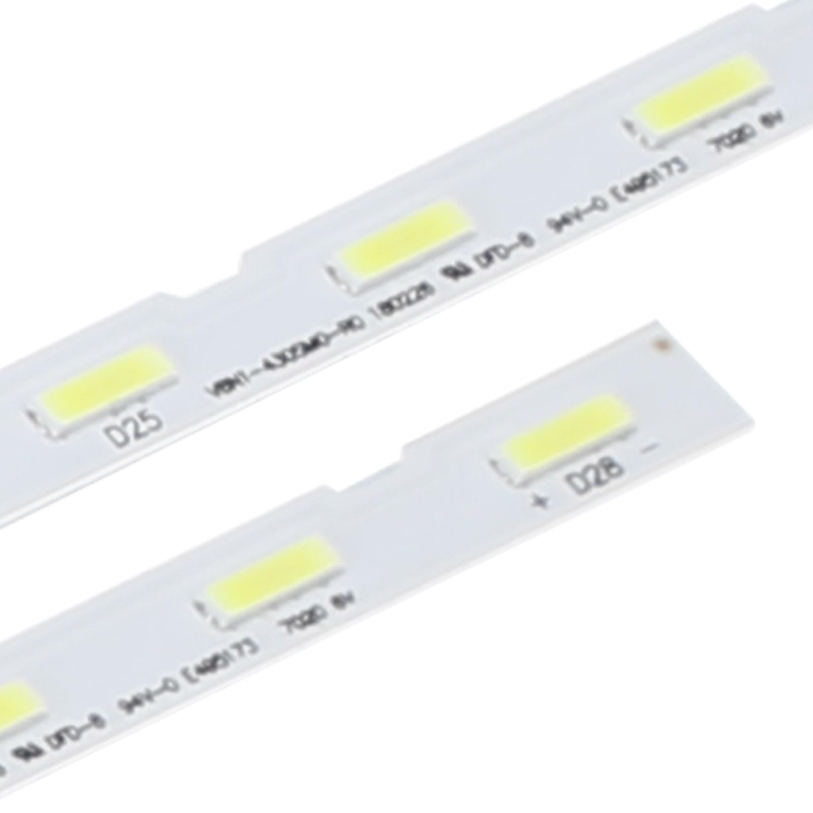 2 unidades de tiras LED retroiluminadas UA43NU7100 UE43NU7092 UE43RU7400 V8N1-430SM0-R0 LED 462 mm