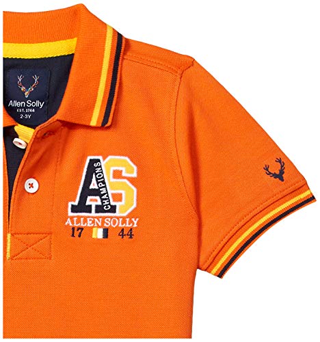 Image of Allen Solly Boy's Solid Regular Fit T-Shirt