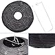 Hocansen 5 Stück Papierlaterne 12in Rund Papier Laterne Dekoration Ballform Papier Lampions für Party Hochzeit Garten Deko (DL/Black)