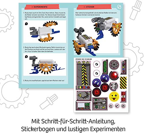 Kosmos 602574 ReBotz - Rusty der Crawling-Bot, Mini-Roboter zum Bauen, Spielen und Sammeln für eine Robo-Gang, Roboter-Spielzeug, Experimentier-Set für Kinder ab 8-12 Jahre