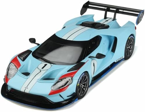 Miniatura 6 de GT Spirit Ford GT MK II #1 Heritage Edition 2021, azul y naranja GT867 - Coche de resina a escala 1/18