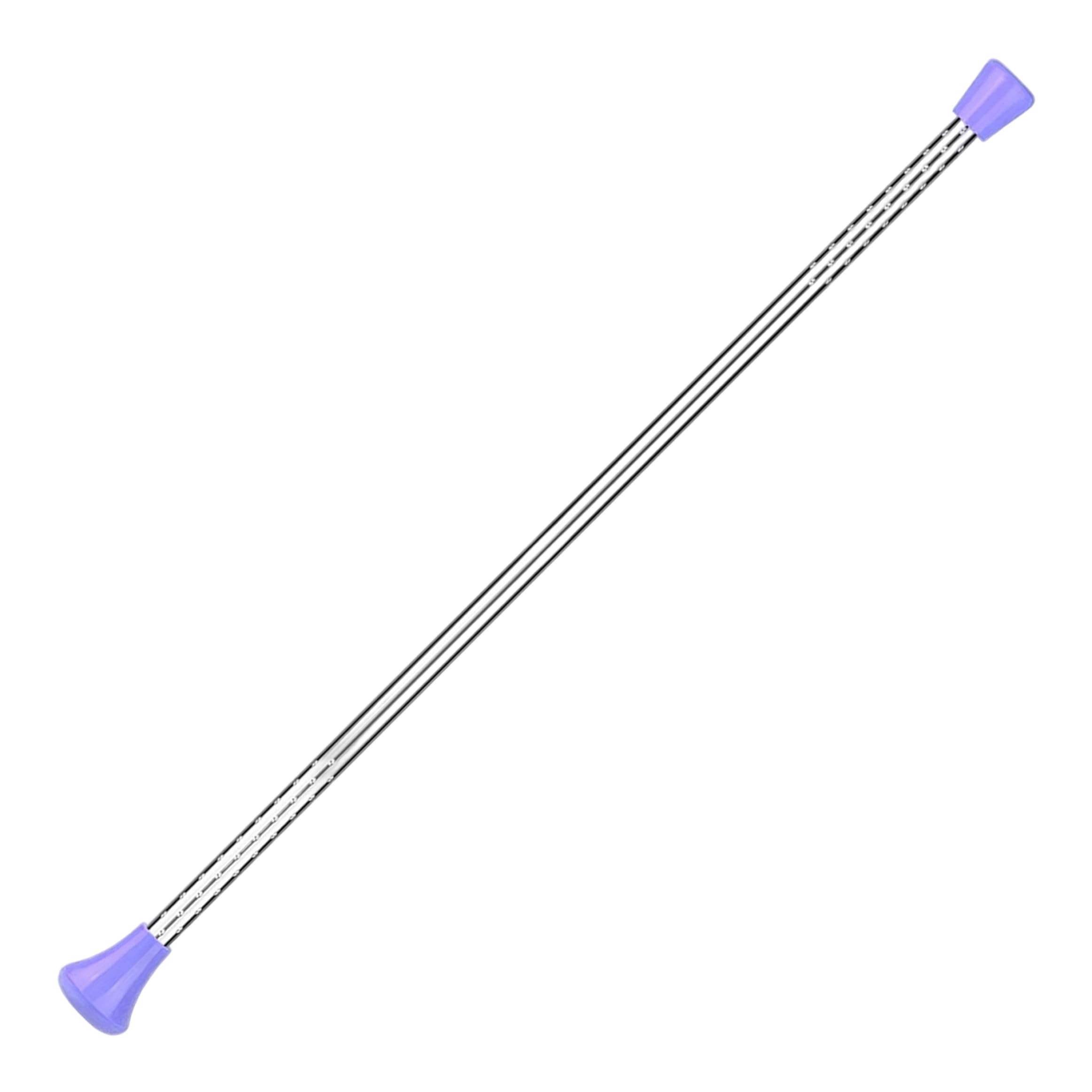 Xdyyjrasa Twirling Baton - Stainless Steel Twirling Baton with Non-slip Grip, White for Gymnastics Performance Dance Training School Activities, Style 2