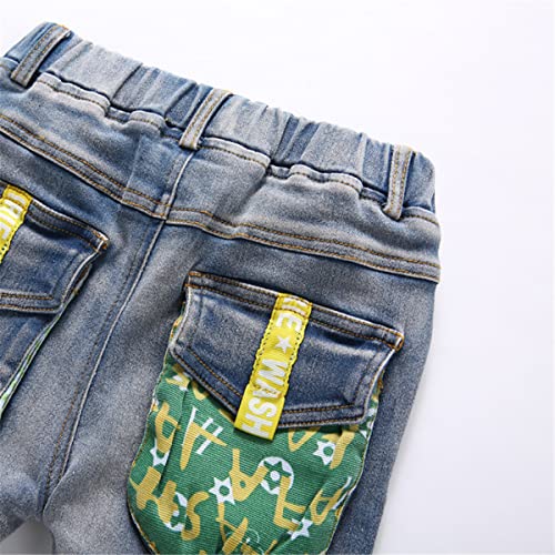 Little Kids Children Boys Jeans Shorts Ripped Jean Short Light Blue Jeans Pant Denim Pant Casual Cargo Pocket Short2