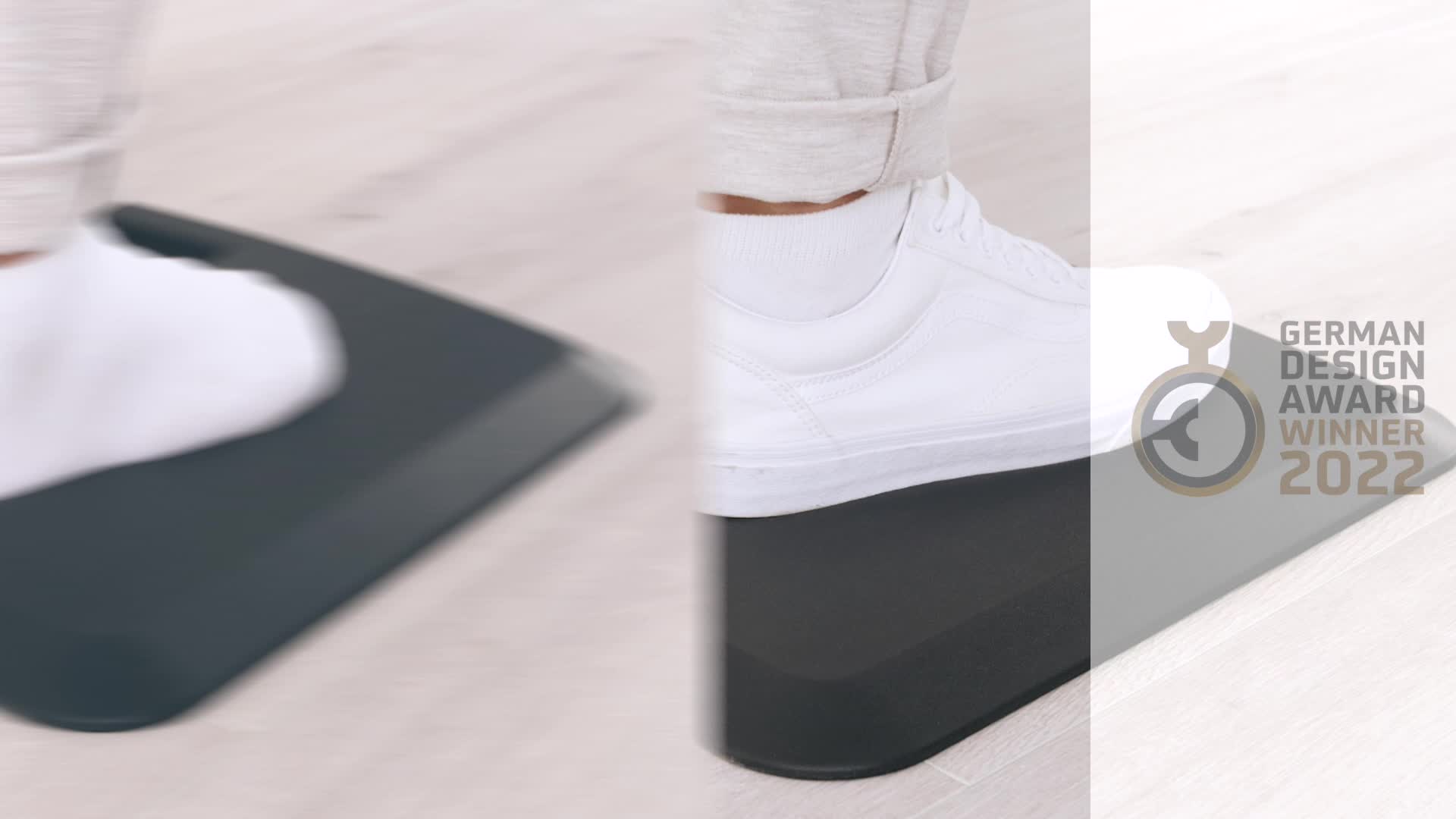Leitz Ergo Cosy Anti-Fatigue Mat - Cushioned Standing Desk Mat, Velvet Grey, Reduces Foot & Leg Pain - View #4