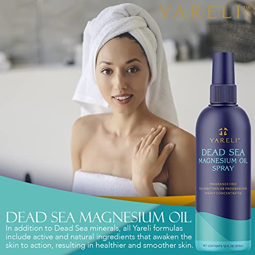 Yareli Pure Magnesium Oil Spray, Ultra Absorbent High Strength Made From Dead Sea Magnesium, 12Oz #TOP2