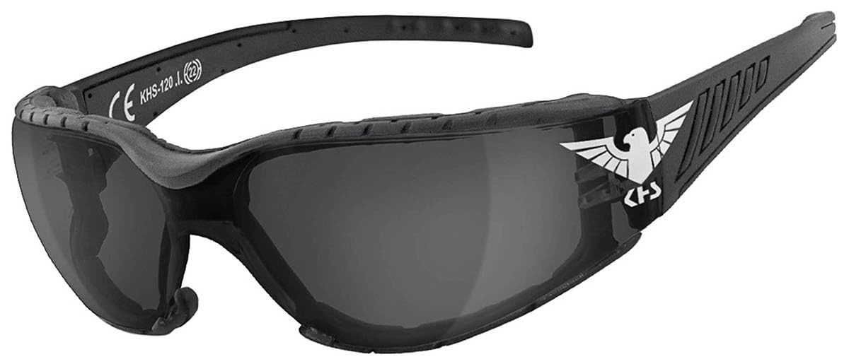 KHS Tactical Optics Multifunktionsbrille KHS-120b-a, smoke/schwarz