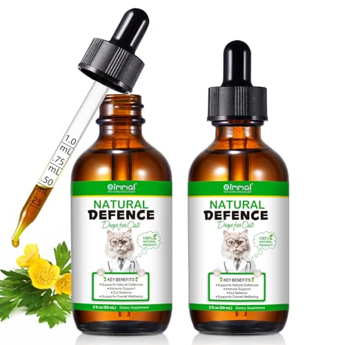 2Pack Natural Defence Drops for Cats Cat Antibiotics for Infections