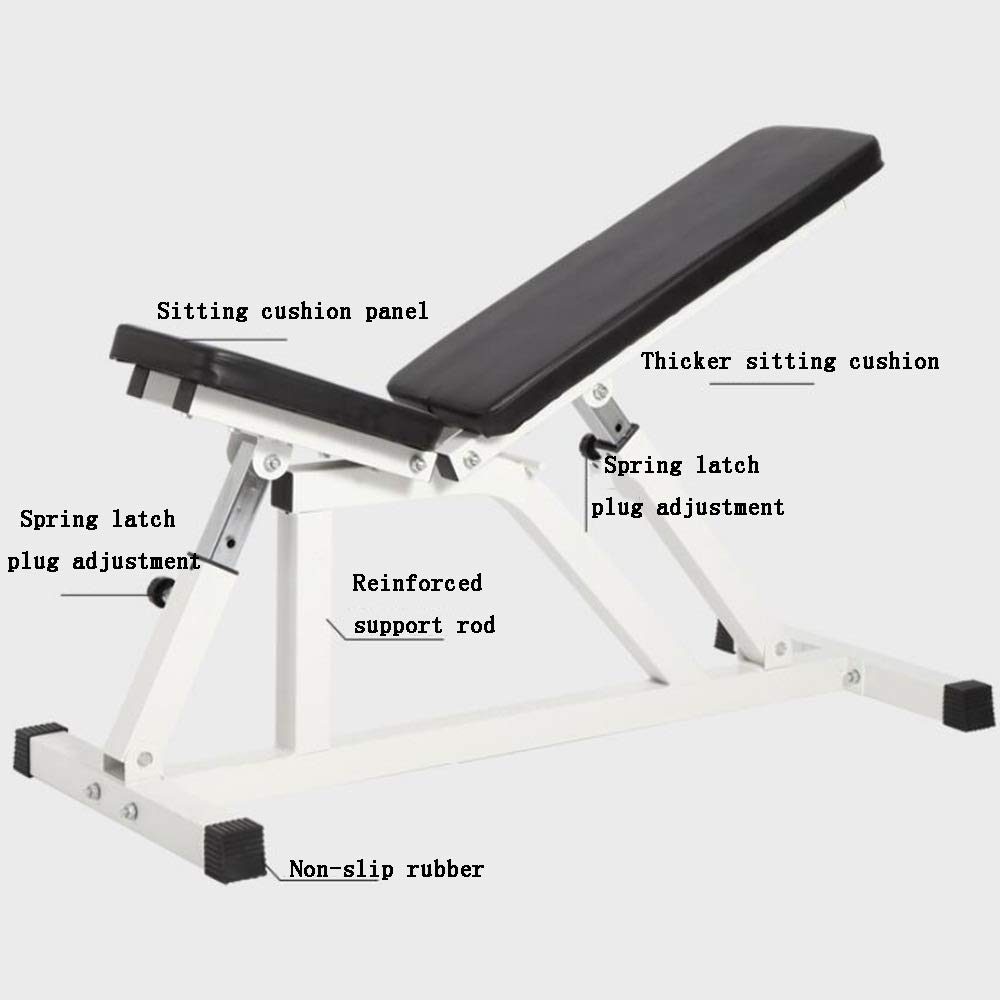Ławka do ćwiczeń Ławka do ćwiczeń, komercyjna ławka do hantli Sprzęt do ćwiczeń Latający ptak Krzesło fitness Deska do ćwiczeń na wznak Stołek fitness Regulowana ławka treningowa