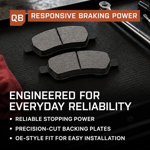 QUALITY-BUILT Rear Brake Pads for 07-14 Dodge, BP1037 Semi-Met by Quality-Built - Used condition - Image 3
