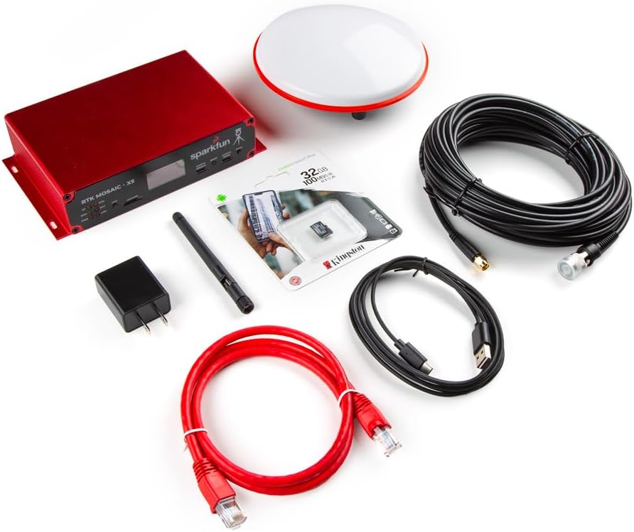 SparkFun RTK Mosaic-X5, ESP32-WROVER Processor with a USB-C Interface, Multi-Constellation, Multi-Frequency GNSS Module, Power Input (9V - 36V)