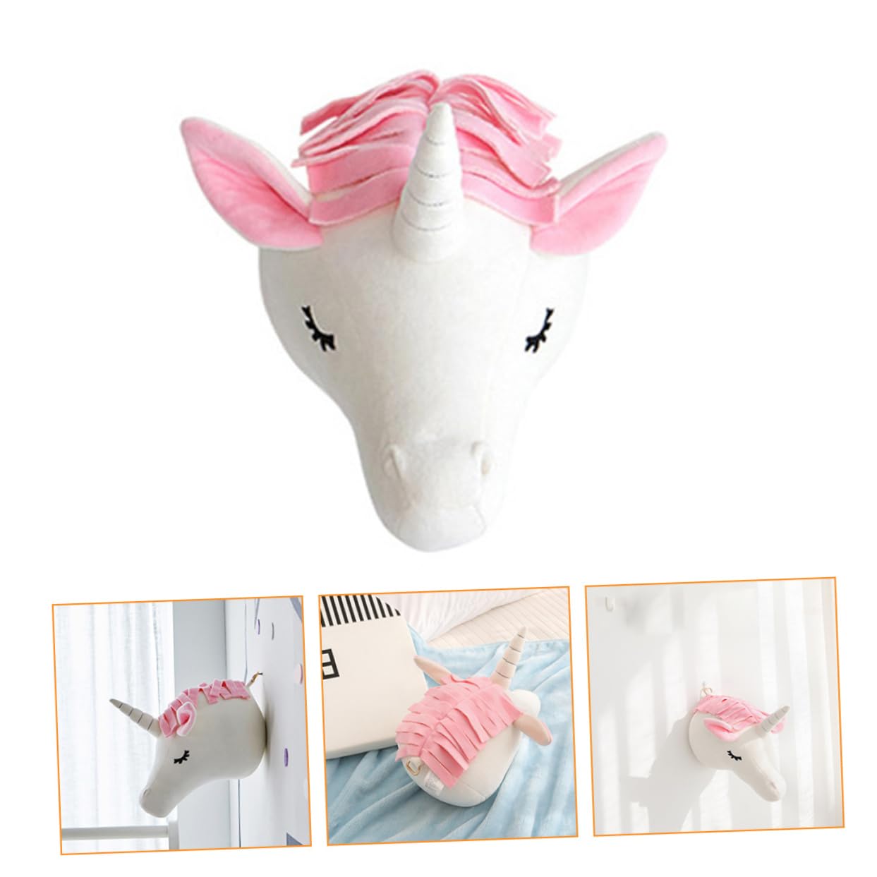 DECHOUS 1pièce Décoration Murale Garçon Fille Mur Décoratif Licorne Pendaison Mural Garçon Fille Ornement Animalier Chambre