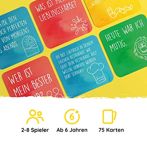 Erzählt euch mehr für Kids - Kommunikationsspiel für Kinder - Achtsamkeit und Selbstreflexion (Erzählt euch mehr Kids) – Bild 3