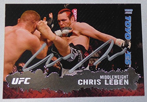 Chris Leben Signed UFC 2009 Topps Card #38 Autograph The Ultimate Fighter 1 132 - Autographed UFC Cards