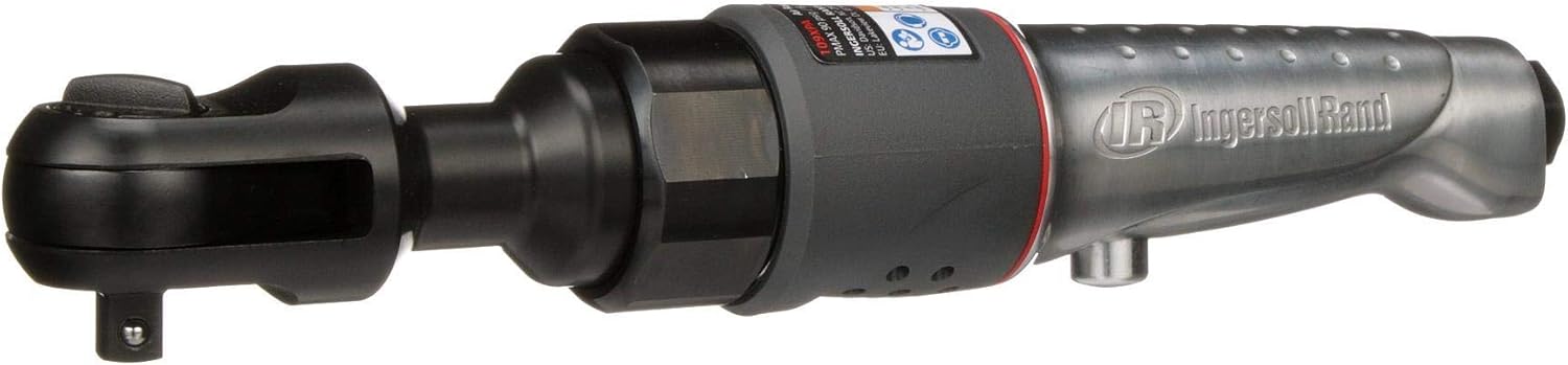Ingersoll Rand 109XPA 3/8” Drive Air Ratchet Wrench, 70 ft lbs Max Torque Output, 300 RPM, 360 Degree Adjustable Exhaust, Low Profile Forward/Reverse Control, Silver/ Black : Everything Else