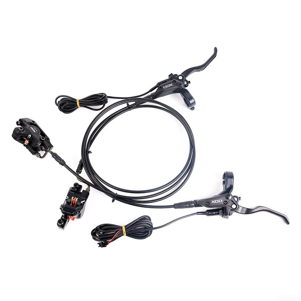 SPORTARC Fietsremset, voor en achter fiets hybride rem e-bike -fietsen hydraulische schijfremset elektrische vermogensregeling Shifter, RECHTS VOOR