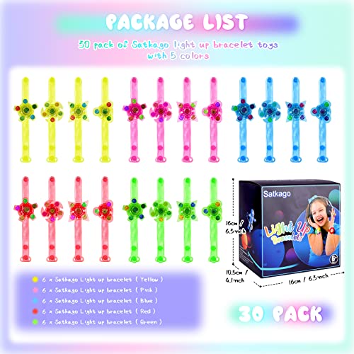 Satkago 30Pcs Glow In The Dark Party Favors For Kids 8-12 4-8, Easter Egg Fillers Basket Stuffers For Kids Teens Neon For Encanto Cocomelon Birthday Goodie Bag #TOP2