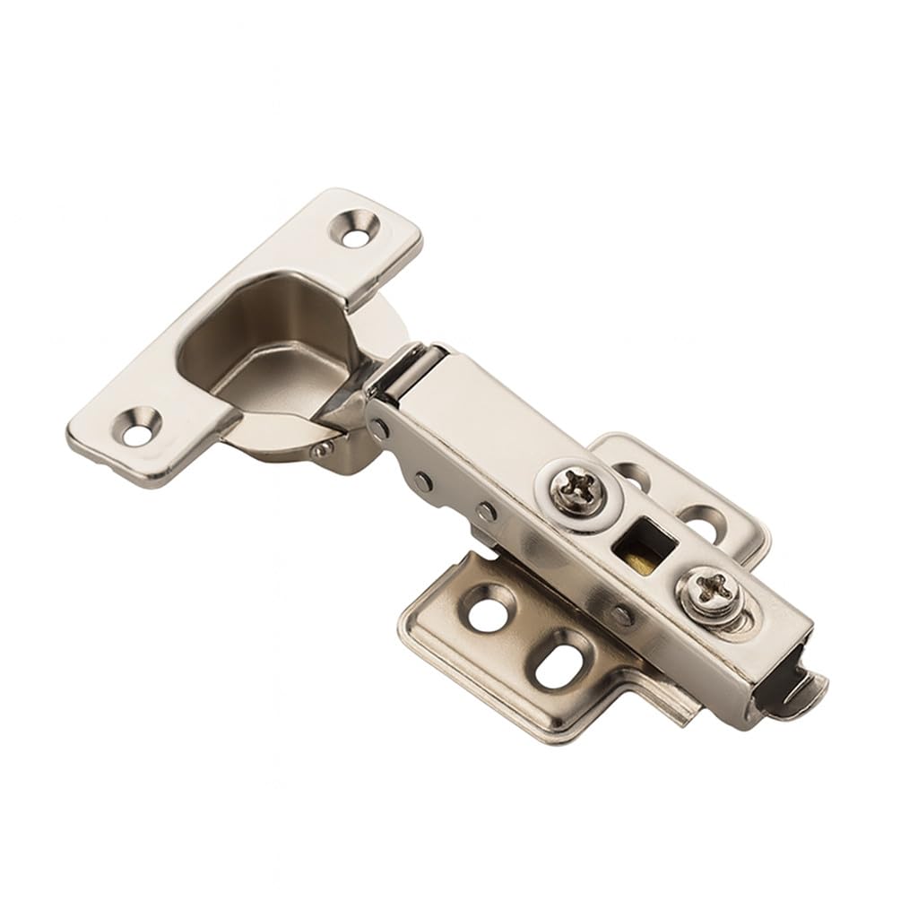 2-Pack Frameless Concealed Cabinet Hinges, Soft-Close, 2D Adjustable (Full-Overlay)