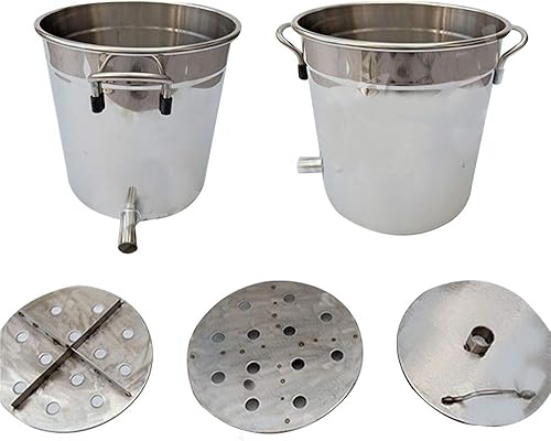 Miniatura 4 de Aimee-JL Extractor de prensa de miel de abeja grande, prensador de cera de abeja, manual para el hogar, máquina de apicultura, uva, jugo de frutas,