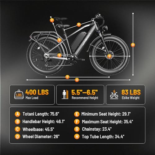 Jasion EB5 MAX Electric Bike for Adults with 2000W Peak