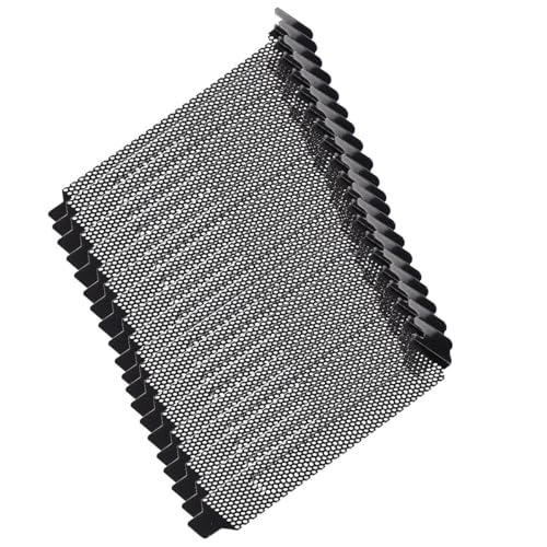 Ipetboom 20 Placas de Ventilación de Malla Metálica Negra para Ranura PCI de Caja de Ordenador Bloque de Refrigeración y Protección Antipolvo Compatible con Cajas Matx y Atx 20 Piezas