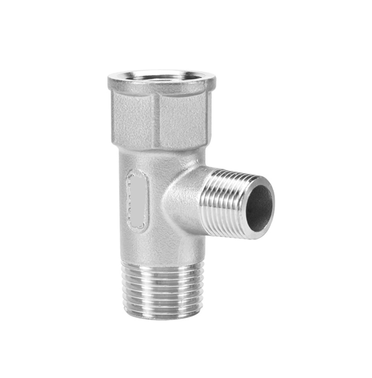 304 Stainless Steel zmienna średnica wewnętrzna i zewnętrzna herbata redukcja średnich i małych złączy wewnętrznych i zewnętrznych gwintowanych herbata 1 cal 6 minut