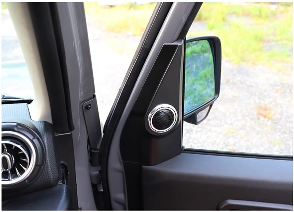 Front Doors A-Pillar Tweeter Speaker Trim Accessories,for Suzuki Jimny 2-Door 4-Door 2019-2025,Interior Front Car Doors Speaker Window a Pillar Cover Trim Tweeter Speaker Panel