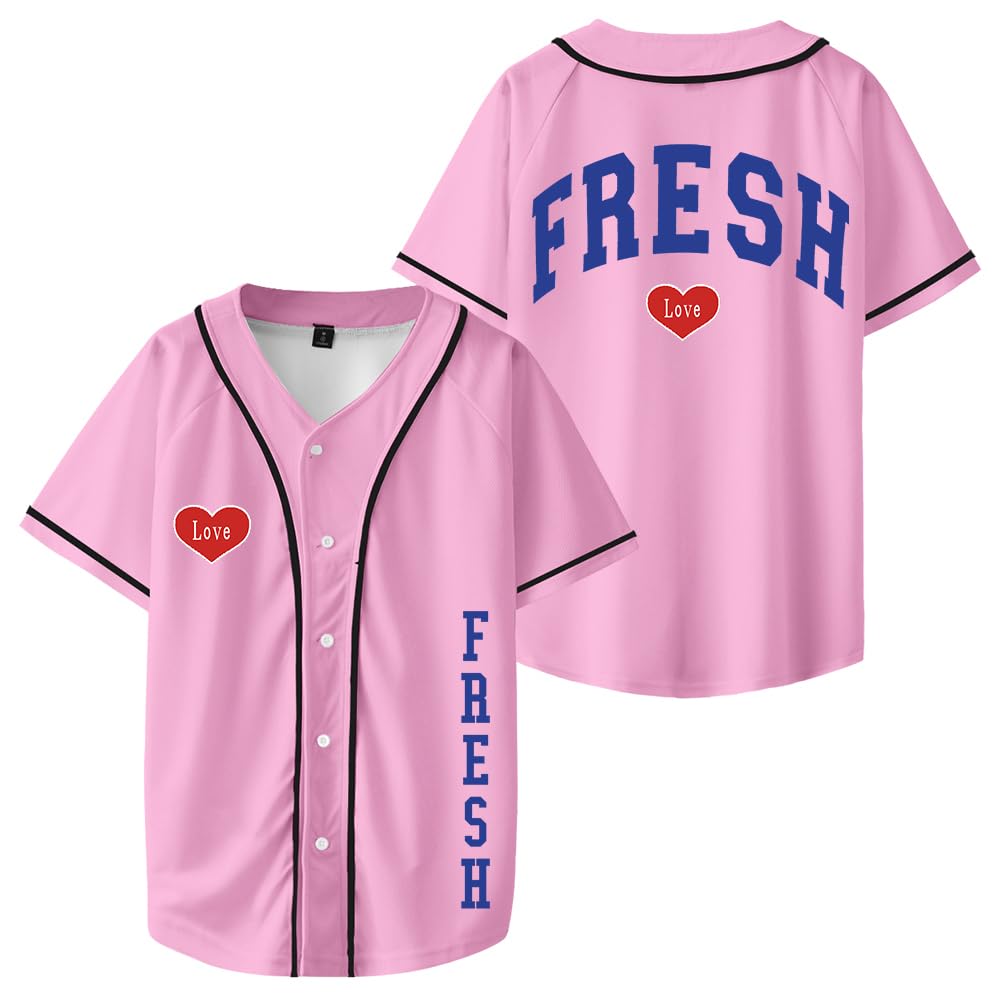 DIULEILAOMOUSturniolo Triplets Merch Jersey Fresh Love Baseball Jacket Shirts Short Sleeve Tee Women Men Streetwear Tops