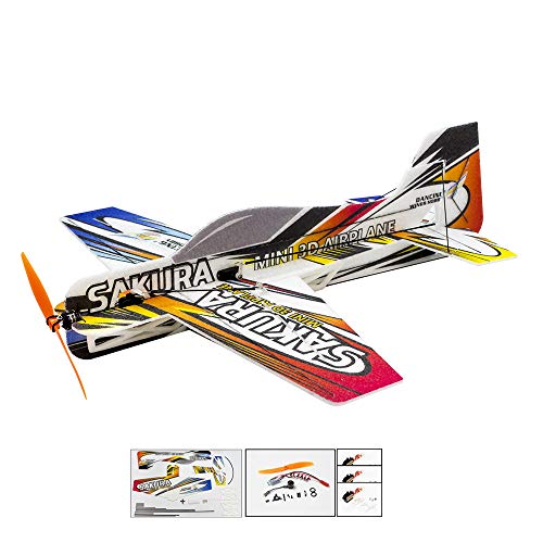 Viloga Upgrade 3D EPP Plane Sakura Aerobatic Flying Airplane, 420mm Durable Foam RC Plane Kit to...