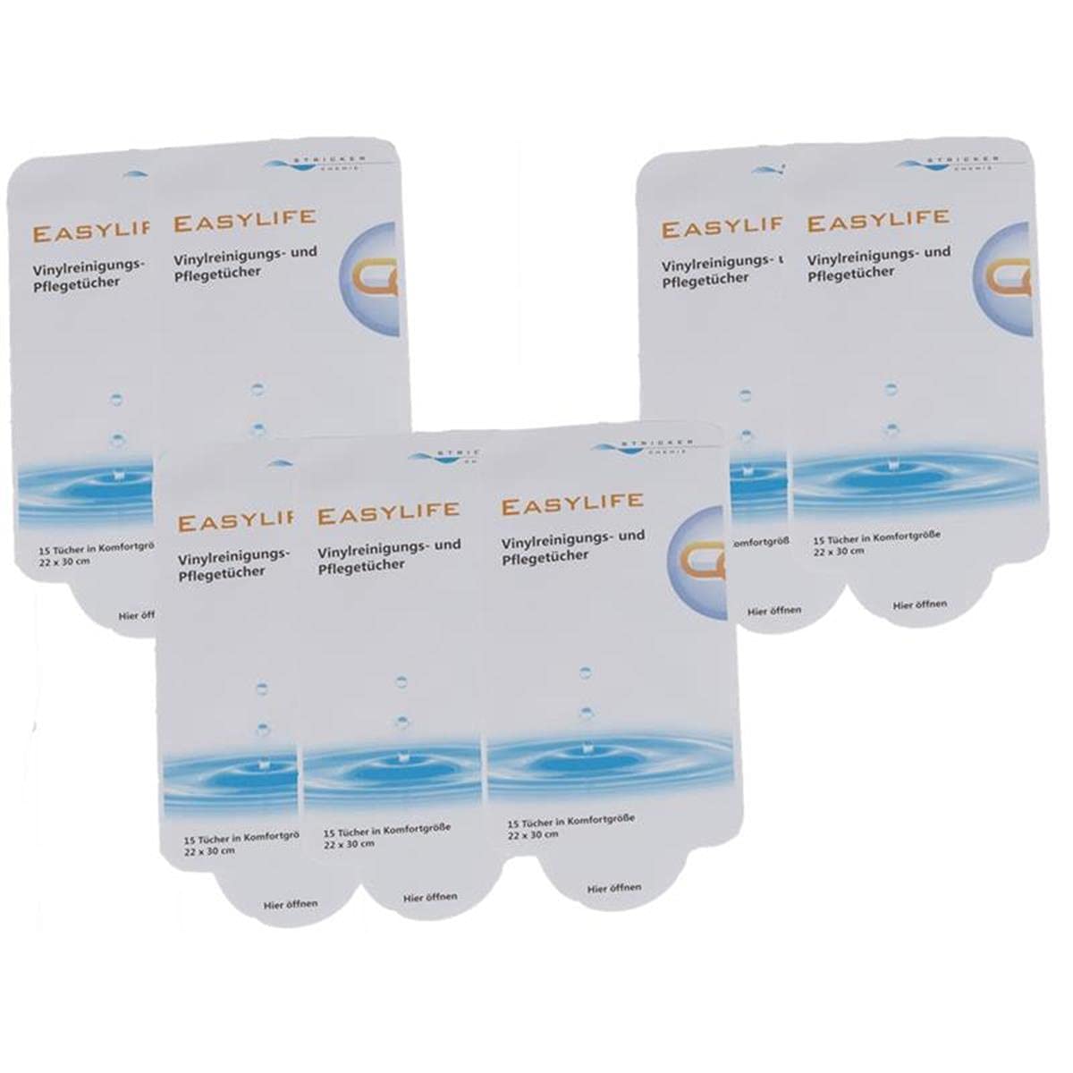 Materasso ad acqua di agenti chimici - per la pulizia - Istruzioni per la cura in vinile easy life panni (7 pacchetto)