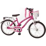 18 Zoll Kinderfahrrad Bachtenkirch Dream Cat in Purpur und Weiß