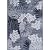 LuuL Home Floral Indoor Outdoor Rugs 5x7 Large Area Rug for Living Room, Patio Decor, Kitchen, and Entryway Rug, Washable Stain Resistant Outside Carpet Navy 5 x 7